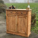 Raw wood sideboard