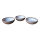 3 stoneware bowls from Ratilly / J&N Pierlot / Puisaye