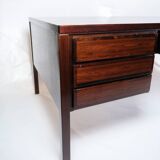 Desk made In Rosewood By Omann Jun. Møbelfabrik From 1960s