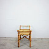 Rattan side table
