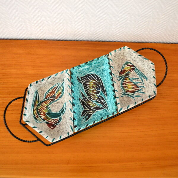 Borty 1950-1960 vintage ceramic tray