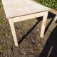 Table en pin massif 2m