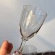 6 Baccarat glasses Funel shaped late 19th - early 20th century 