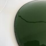 Enamelled green bowl suspension