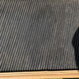 Black wicker rattan coffee table