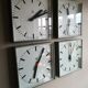 Industrial wall clock, Czechoslovakia station Pragotron 60
