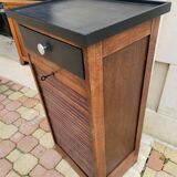 Vintage curtain binder cabinet