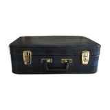 Vintage checkered suitcase