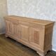 Large Louis Philippe buffet with 4 airbrushed doors