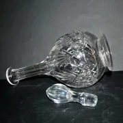 Cut crystal wine carafe Saint-Louis model VIC Massenet 1930 H34cm
