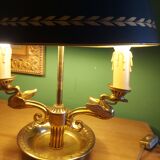 BOUILLOTTE LAMP IN BRONZE, SIGN DECOR