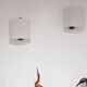 2 Scandinavian design wall lights from the 60s