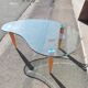 Table basse vintage bois et verre