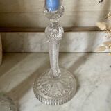Lot of vintage glass candlesticks