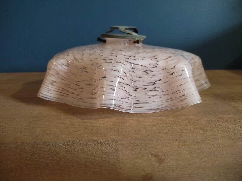 Abat-jour corole verre Clichy