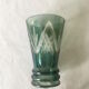 Series of 6 small glasses on foot