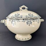 Old Sarreguemines soup tureen