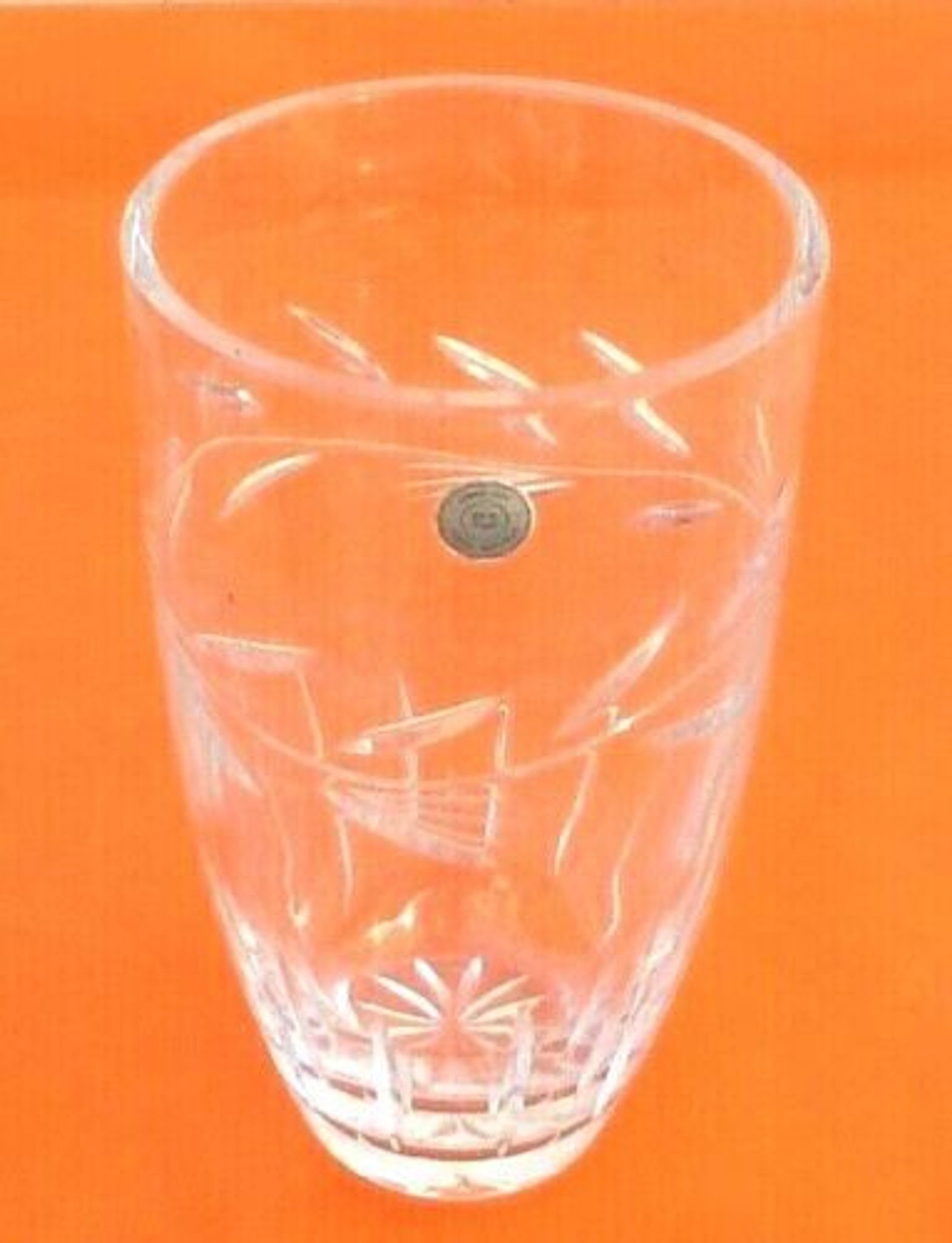 1970s Vase (large model) classic and timeless Bohemian Crystal