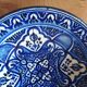 Large Moroccan dish or terracotta bowl, 42 cm diameter