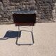 Chaise en cuir marron de Bersanelli modelé Spoletto