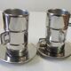 Vintage: 6 cups and saucers espresso Casalinghi Italy STO