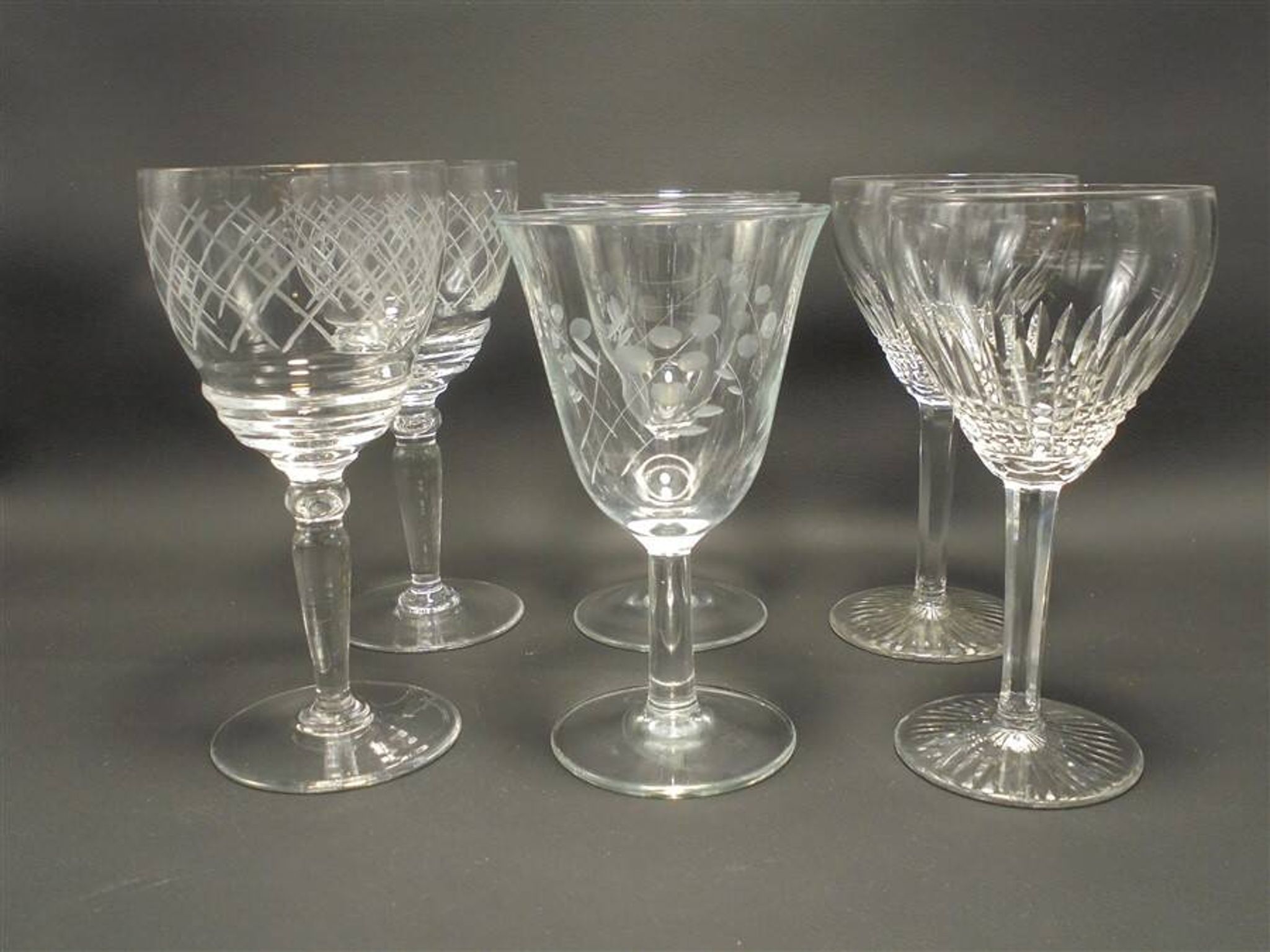 Set of 6 small glasses