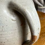 Large pyrite stoneware pitcher