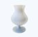 White opaline vase