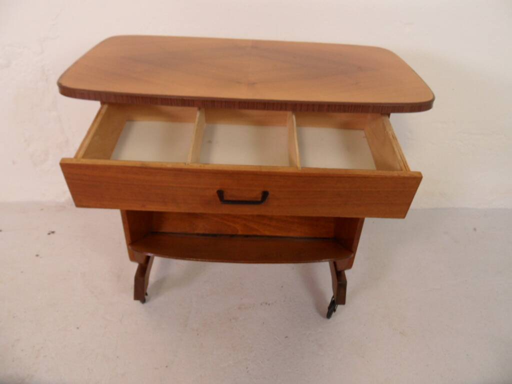 Vintage magazine trolley