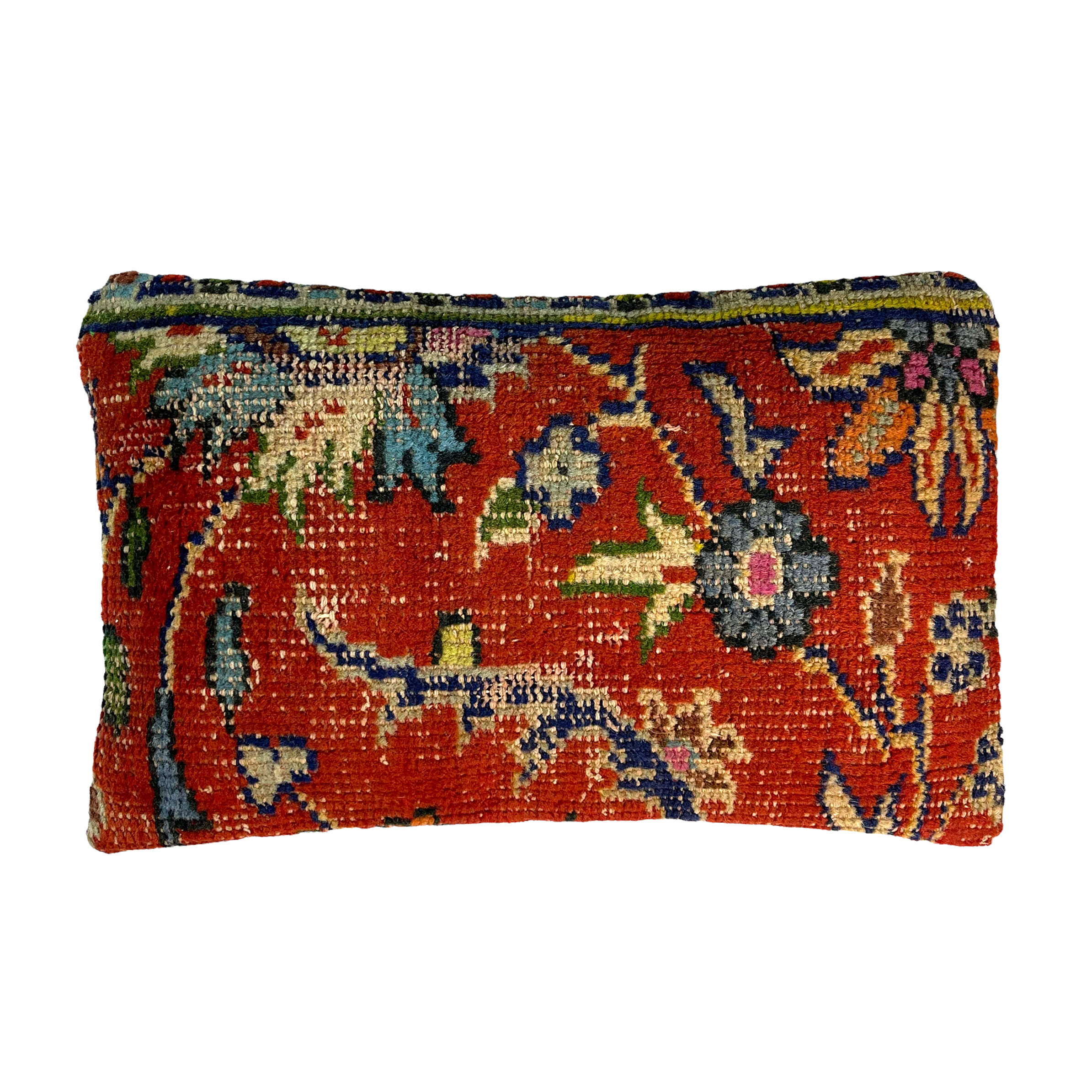 Vintage turkish rug cushion cover, 30 x 50 cm