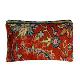 Vintage turkish rug cushion cover, 30 x 50 cm