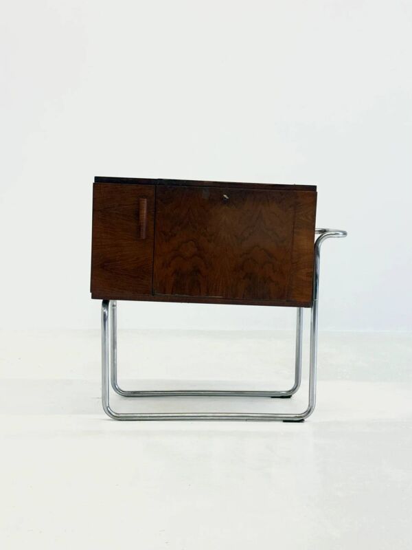 Cabinet bar en noyer italien par Cova Milano