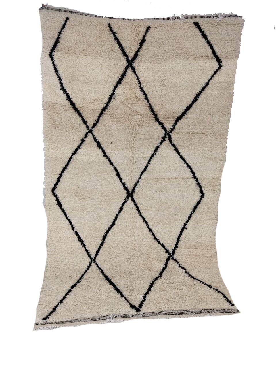 Tapis berbère marocain artisanal fait main251 x 143 cm
