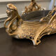 Large planter in gilded bronze Art nouvelles