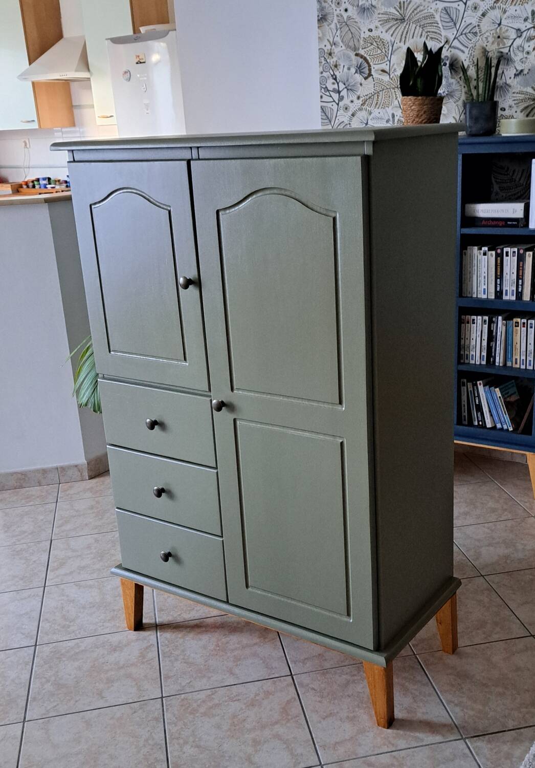 Rød Sødgren chest of drawers green Thisted