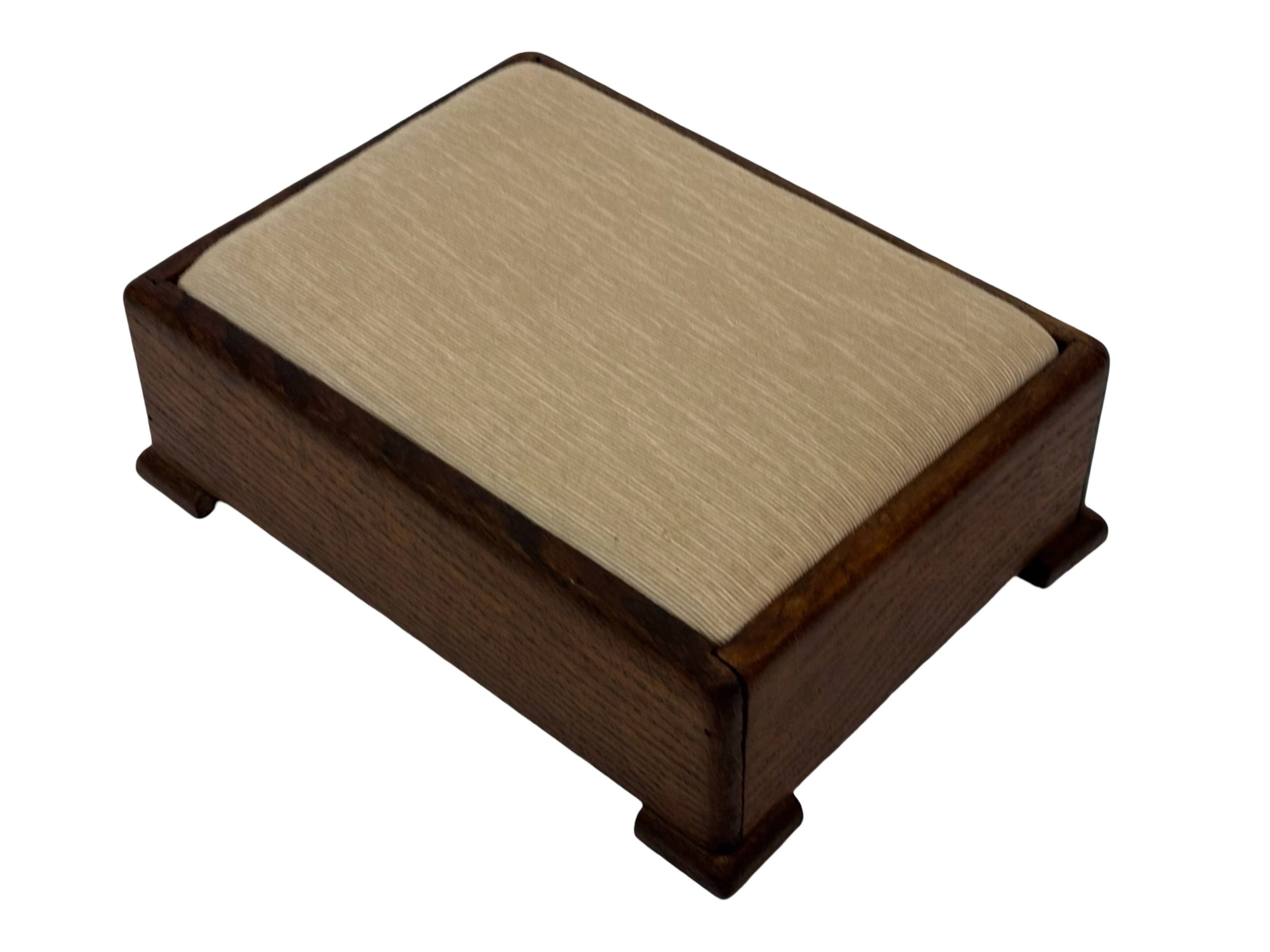 Art Deco footstool foot rest minimalist 30's design