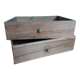 2 wooden drawers 33 x 27