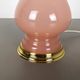 Murano glass "rose" table desk light Cenedese Vetri 1960s