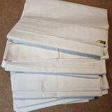 Ancien drap blanc en métis