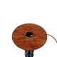Pair of wooden lamp bases