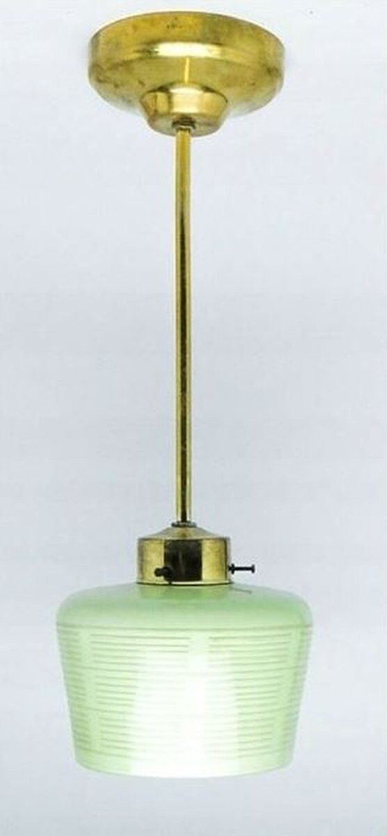Suspension en verre du milieu du siècle, années 1950