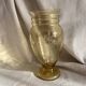 Amber vase with engraved decoration