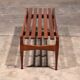 Banc vintage en noyer de Gio Ponti réalisé par Fratelli Reguitti, 1950