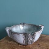 Mortar, ashtray, empty pocket, stoneware signed Les poteries de la Vallée Noire