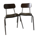 Set of 2 chairs in formica