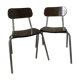 Set of 2 chairs in formica