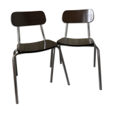 Set of 2 chairs in formica