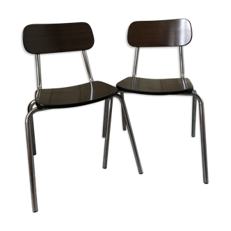 Set of 2 chairs in formica