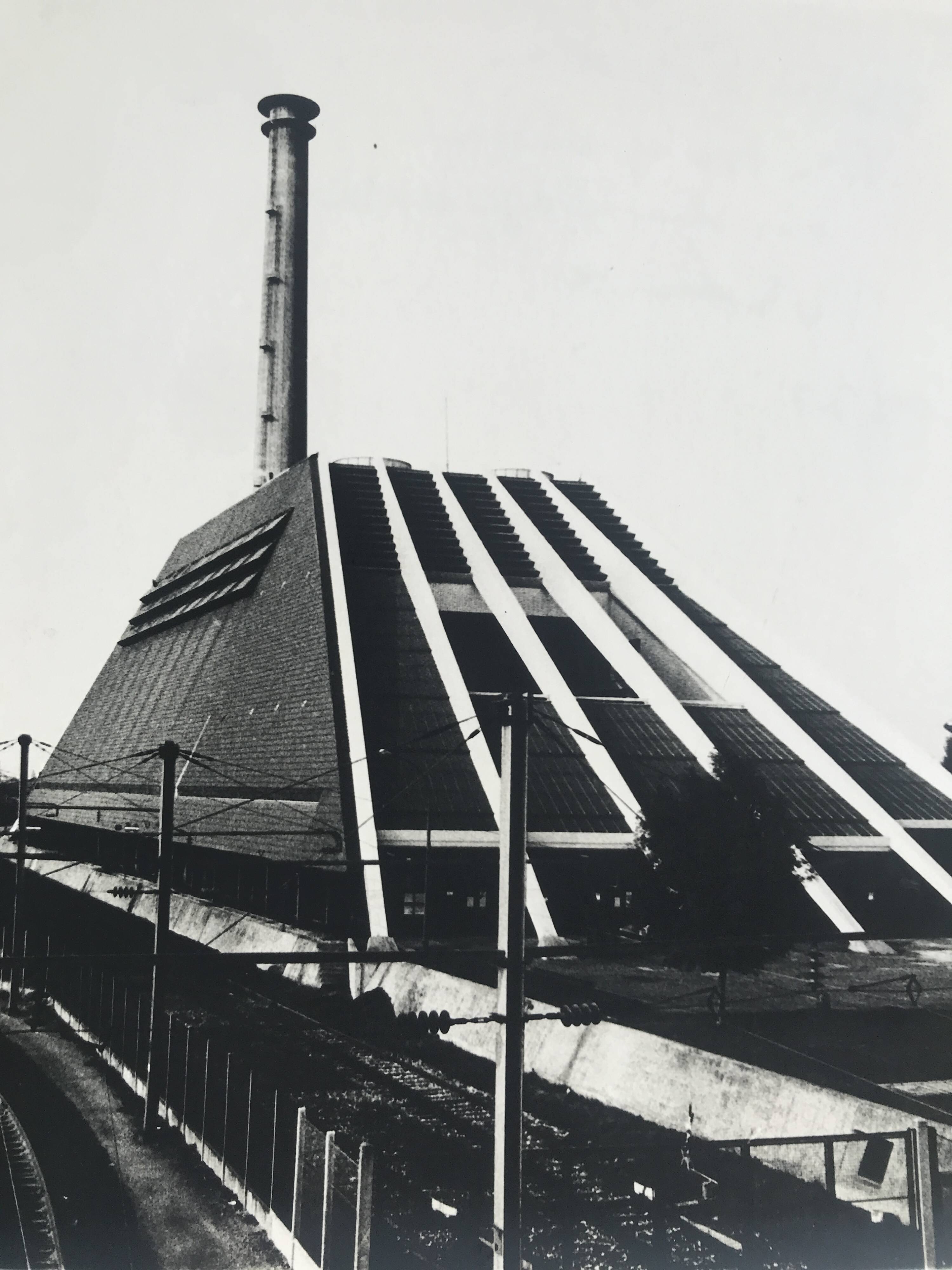 Rosine nusimovici, puteaux incineration plant, 1978. black and white silver print