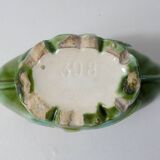 Old barbotine small earthenware planter